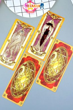 Hộp Thẻ Bài Clow 56 Lá Nhỏ Màu Nâu