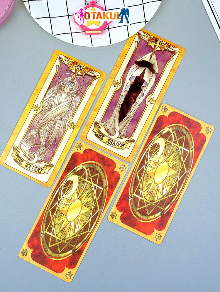 Hộp Thẻ Bài Clow 56 Lá Nhỏ Màu Nâu