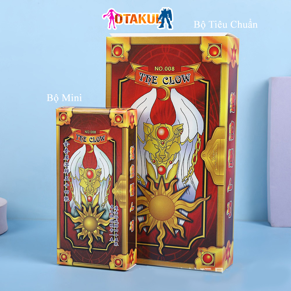 Hộp Thẻ Bài Clow 56 Lá Nhỏ Màu Nâu