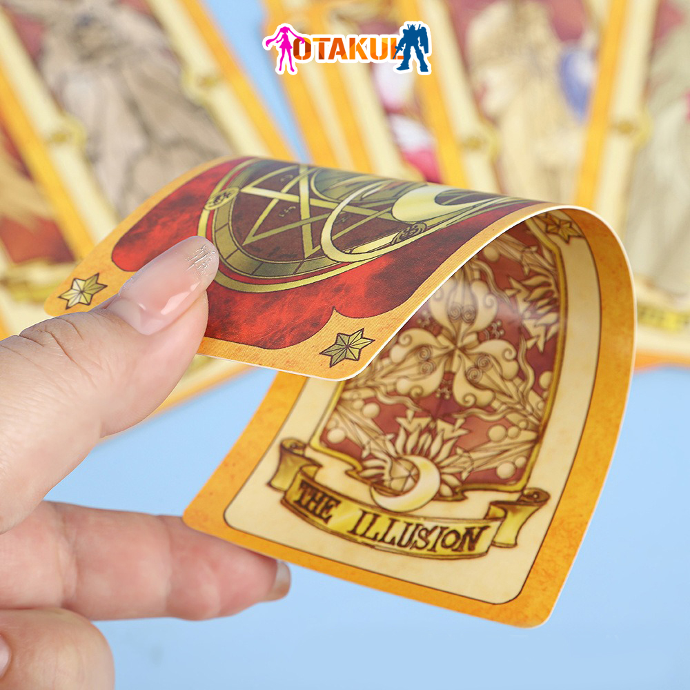 Hộp Thẻ Bài Clow 56 Lá Nhỏ Màu Nâu