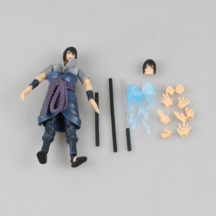 Mô hình khớp Sasuke áo tay ngắn 2 mặt  Naruto  Lazadavn