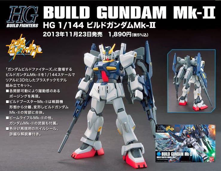 Mô Hình Gundam Build MK - II - HG 1/144