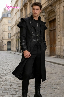 Vest Thợ Săn Bóng Đêm Dáng Dài Thế Kỉ XIV Phong Cách Steampunk