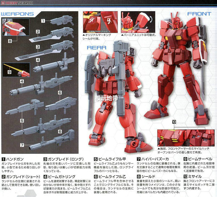 Mô Hình Gundam Amazing Red Warrior- HG 1/144