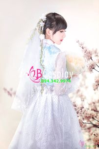 Áo Hanbok Hàn Quốc Trắng