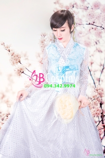 Áo Hanbok Hàn Quốc Trắng