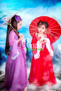 Dù Vải Xanh Đậm