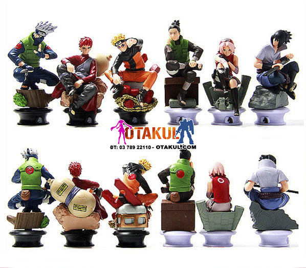 Mô Hình Naruto Set 6 Nhân Vật (Không Hộp) Trong Phim Hoạt Hình Naruto Shipuden