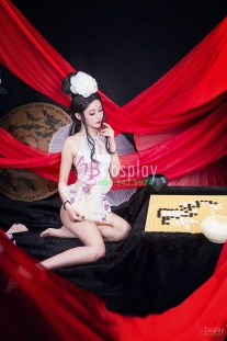 Áo Yếm Gấm Trắng Sexy