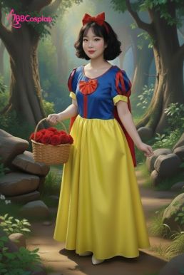 Trang Phục Công Chúa Bạch Tuyết - Vải Phi