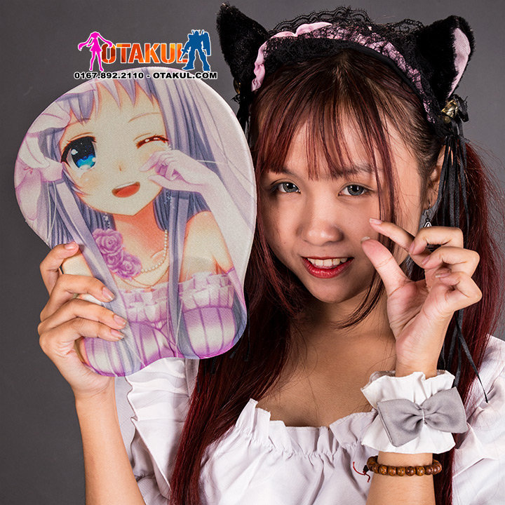 Lót Chuột 3D Menma - Oppai Mousepad