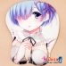 Lót Chuột 3D Rem - Oppai Mousepad