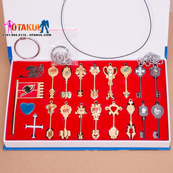 Bộ Chìa Khóa Tinh Linh Fairy Tail 20 Món