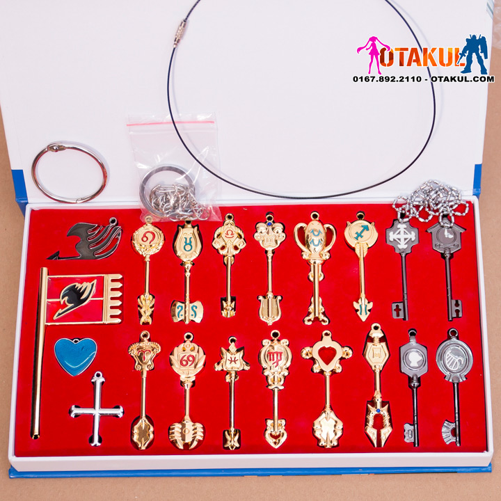 Bộ Chìa Khóa Tinh Linh Fairy Tail 20 Món