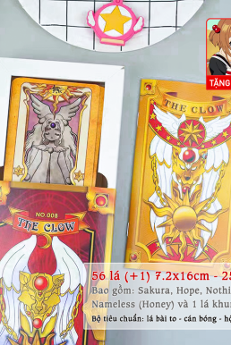 Bộ Bài The Clow Tiêu Chuẩn 57 Lá To - Cardcaptor Sakura