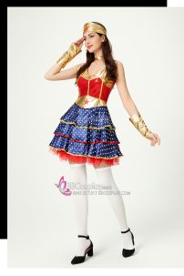 Đồ Nữ Siêu Nhân Wonder Women Váy Xoè