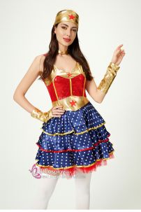 Đồ Nữ Siêu Nhân Wonder Women Váy Xoè