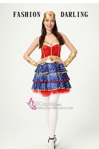 Đồ Nữ Siêu Nhân Wonder Women Váy Xoè