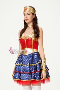Đồ Nữ Siêu Nhân Wonder Women Váy Xoè