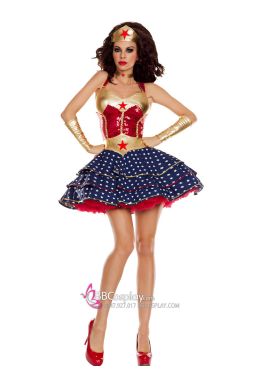 Trang Phục Nữ Siêu Nhân Wonder Women Váy Xoè