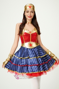 Trang Phục Nữ Siêu Nhân Wonder Women Váy Xoè