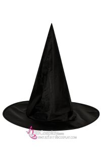 Nón Phù Thủy Đen Vải Oxford