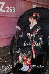 Yukata Điệp Mộng - Yukata Đen Bướm