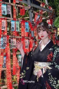 Yukata Điệp Mộng - Yukata Đen Bướm