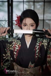 Yukata Điệp Mộng - Yukata Đen Bướm