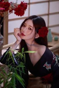 Yukata Điệp Mộng - Yukata Đen Bướm