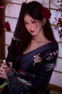 Yukata Điệp Mộng - Yukata Đen Bướm