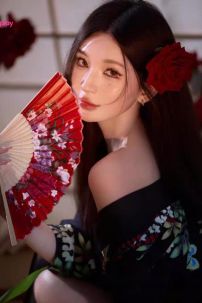 Yukata Điệp Mộng - Yukata Đen Bướm