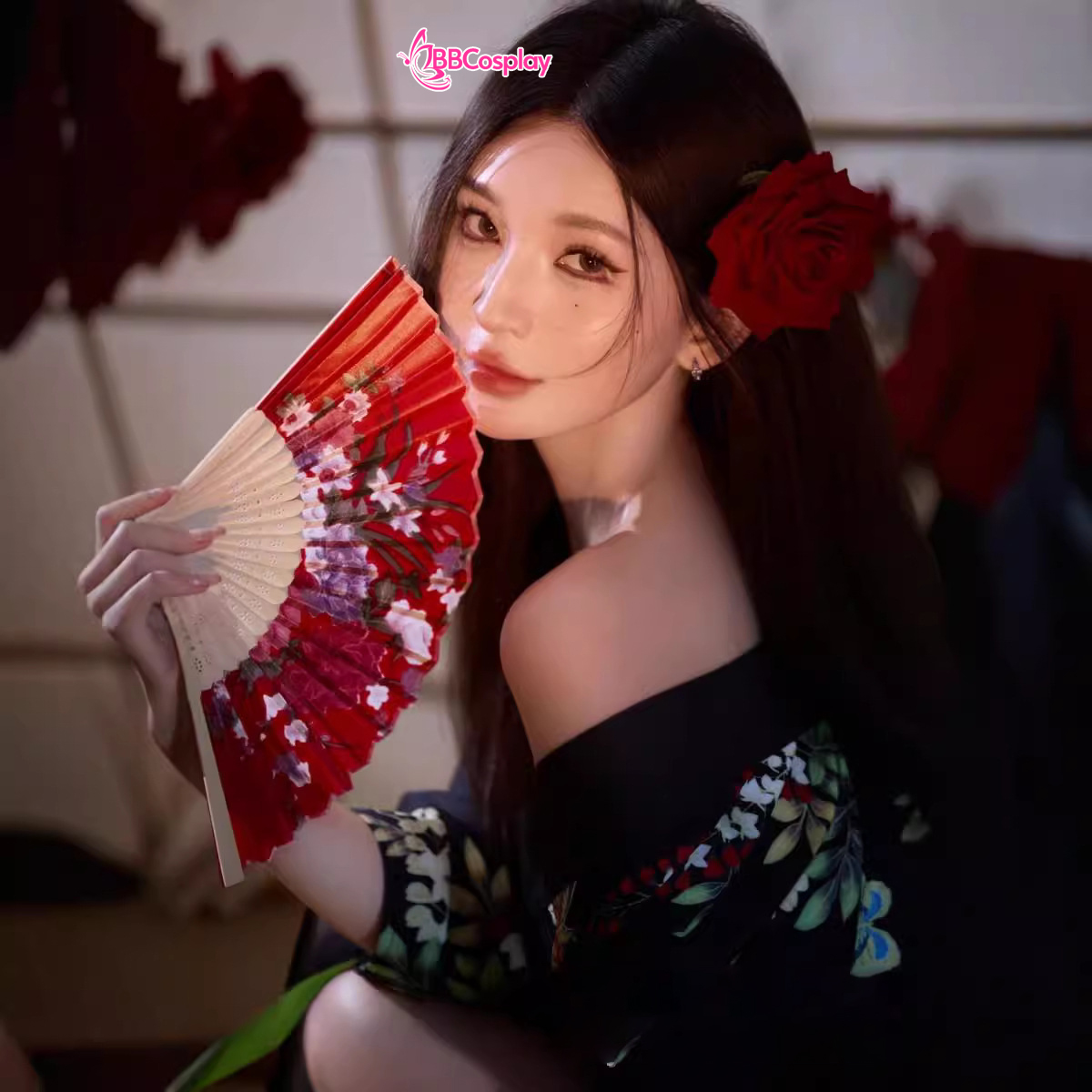 Yukata Điệp Mộng - Yukata Đen Bướm