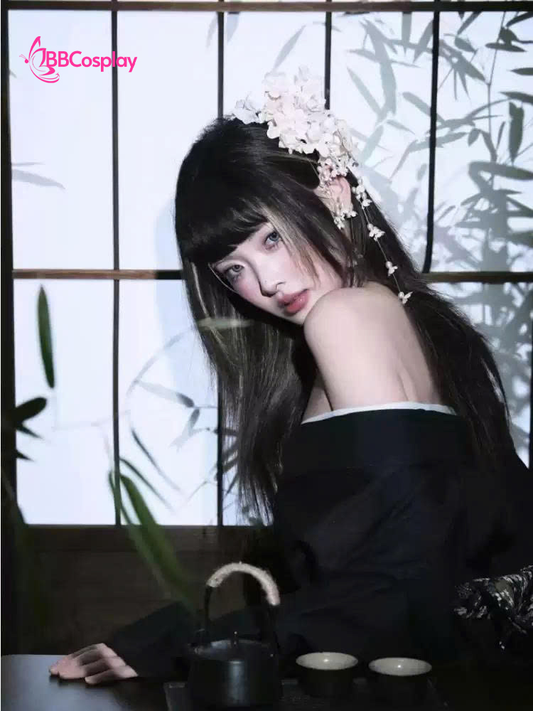 Yukata Điệp Mộng - Yukata Đen Bướm