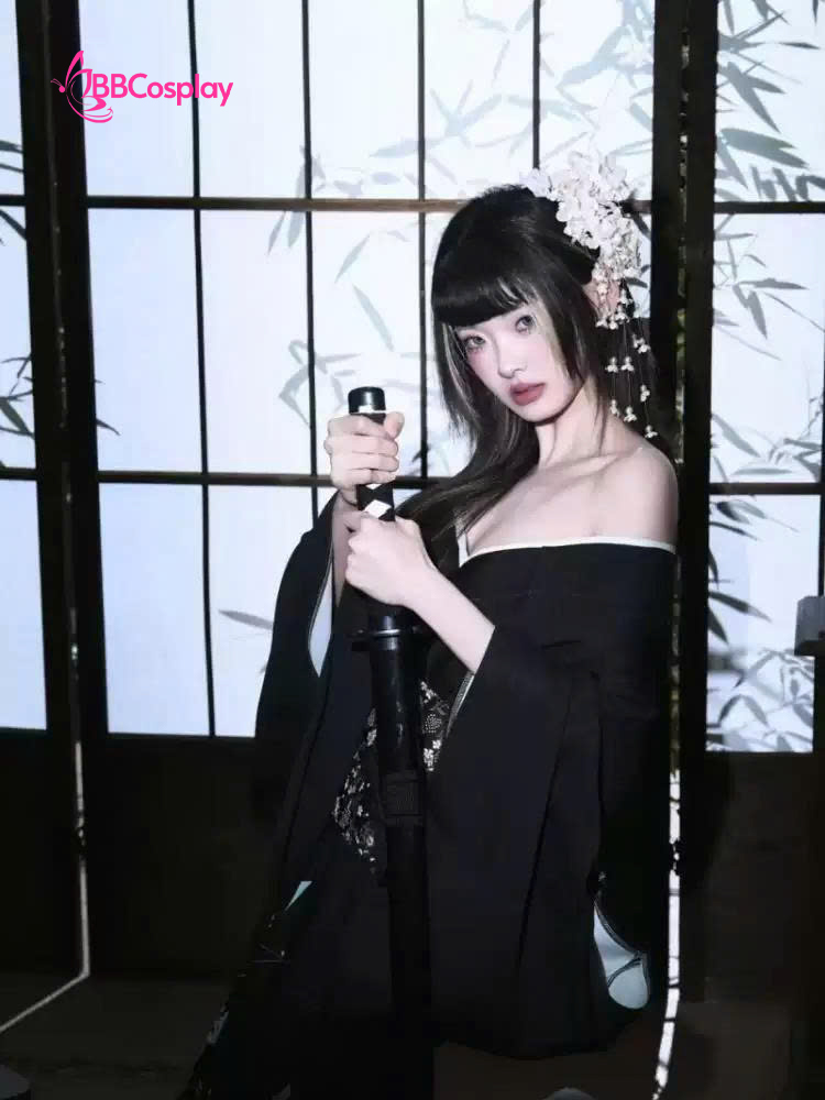 Yukata Điệp Mộng - Yukata Đen Bướm