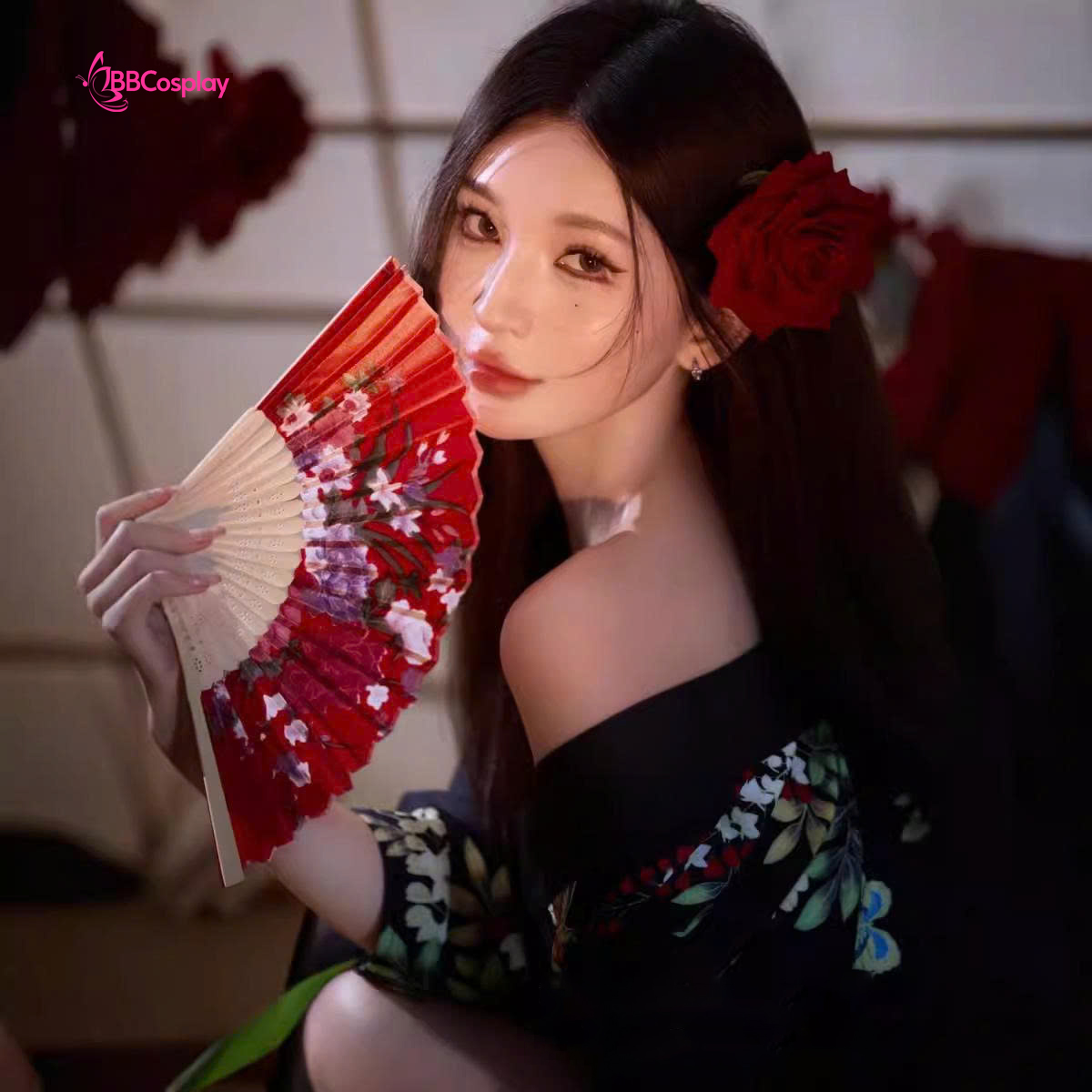 Yukata Điệp Mộng - Yukata Đen Bướm