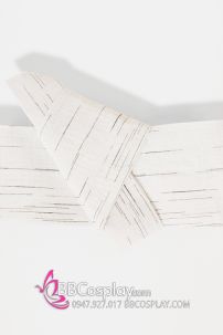 Đai Lưng Yukata Nam Obi Kimono Trắng