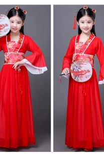 Trang Phục Cổ Trang Tiểu Hồng Thiên Nữ Trẻ Em