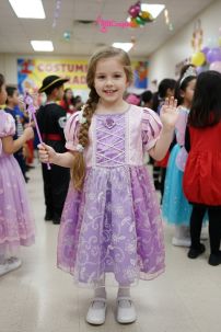 Đồ Hoá Trang Rapunzel - Công Chúa Tóc Mây Trẻ Em