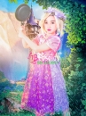 Trang Phục Hoá Trang Rapunzel - Công Chúa Tóc Mây Trẻ Em