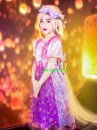Trang Phục Hoá Trang Rapunzel - Công Chúa Tóc Mây Trẻ Em