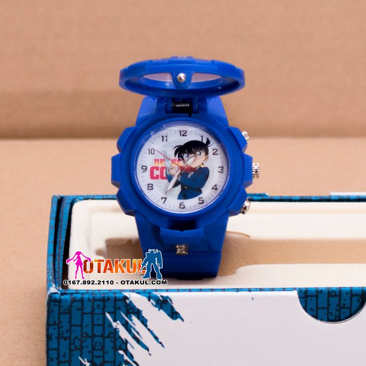 Đồng Hồ Conan Chống Nước Màu Xanh Đậm - Loại Xịn