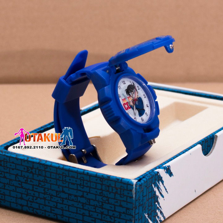 Đồng Hồ Conan Chống Nước Màu Xanh Đậm - Loại Xịn