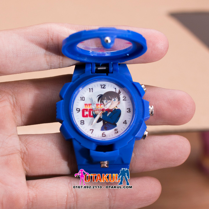 Đồng Hồ Conan Chống Nước Màu Xanh Đậm - Loại Xịn