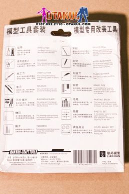 Bộ Dụng Cụ Gundam (Nhỏ) - 6 Món Có Tovit 3 Ke