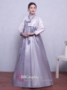 Áo Hanbok Hàn Quốc Giá Rẻ Áo Trắng Váy Xám