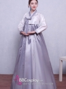 Áo Hanbok Hàn Quốc Giá Rẻ Áo Trắng Váy Xám