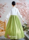 Hanbok Hàn Quốc Áo Trắng Váy Xanh Siêu Xinh Xắn