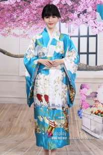 Kimono Phi Bóng Xanh