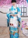 Kimono Phi Bóng Xanh